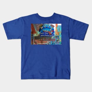 Olde N O L A Cookery  on Bourbon Street Kids T-Shirt